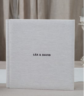 LIVRE VINTAGE LÉA 20X20 BEIGE