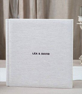 LIVRE VINTAGE LÉA 30X30 BEIGE