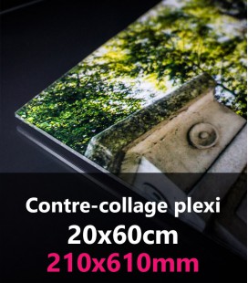 CONTRE-COLLAGE PLEXI 20x60