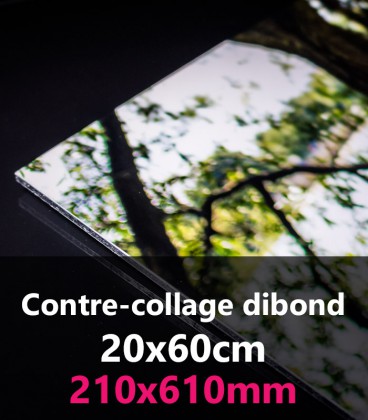 CONTRE-COLLAGE DIBOND 20x60
