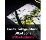 CONTRE-COLLAGE DIBOND 30x45