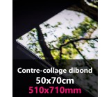 CONTRE-COLLAGE DIBOND 50x70