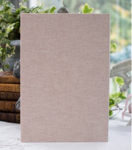 BOITE A PHOTOS LIN BEIGE 20x30