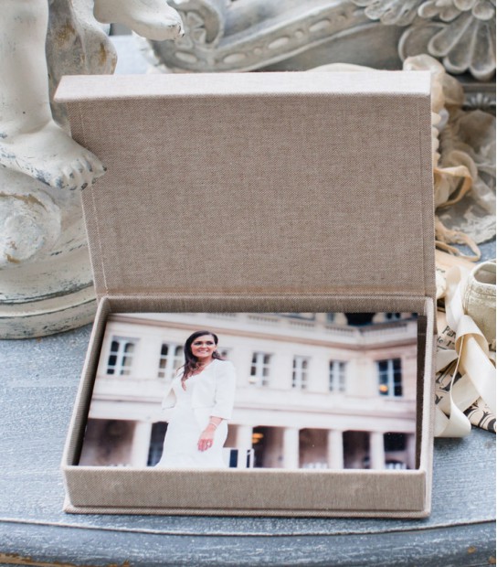 Boîte De Rangement En Lin Pour Photos 13x18 Cm - Jusqu'à 200 Photos - Idéale Pour Souvenirs, Cartes Et Petits Objets