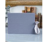 PORTFOLIO LIN GRIS 13x18 AVEC INSERT USB