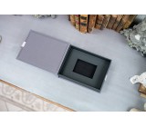 PORTFOLIO LIN GRIS 13x18 AVEC INSERT USB