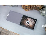 PORTFOLIO LIN GRIS 13x18 AVEC INSERT USB