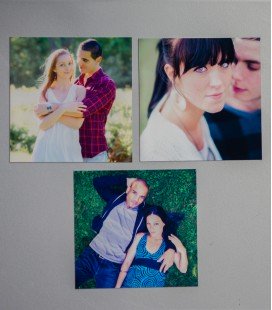 MAGNETS PHOTO 10x10 Metal x3