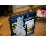 CADRE BOX BLEU 30x30