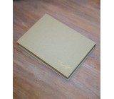 BOITE A PHOTOS LIN BEIGE 13x18 PACK 10