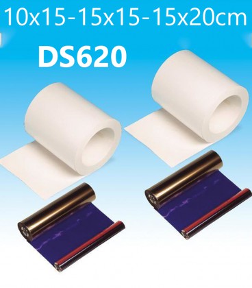 DNP KIT D'IMPRESSION DS620 10X15CM / 15X15CM / 15X20CM