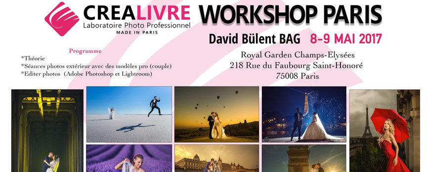 Workshop David Bulent à Paris les 8-9 Mai 2017