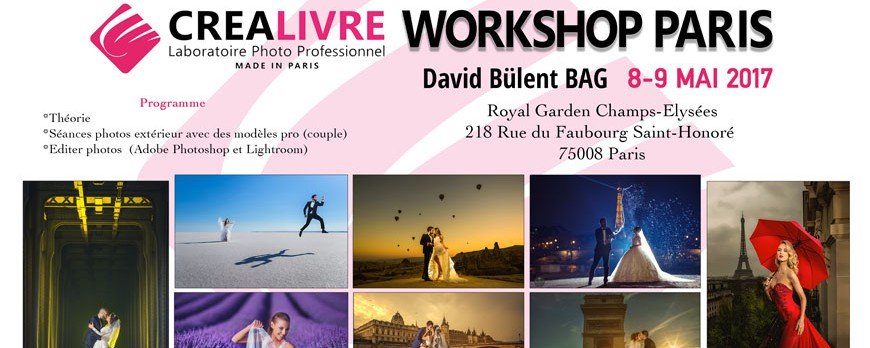Workshop David Bulent à Paris les 8-9 Mai 2017